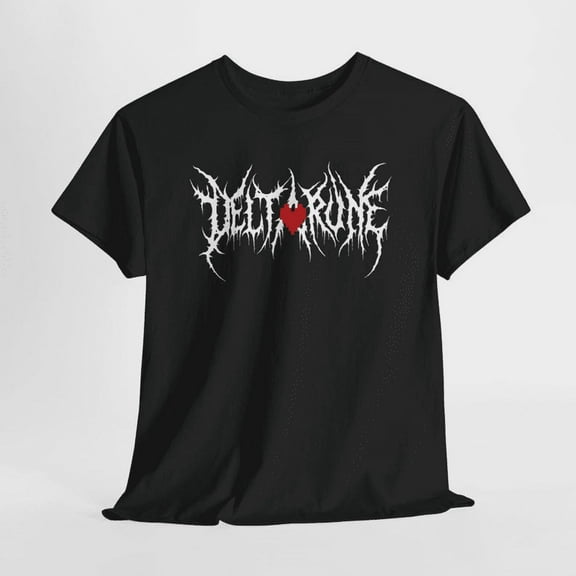 Deltarune Black Metal T-Shirt, Unisex Heavy Cotton Tee