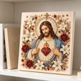 thumbnail image 7 of DIY Jesus Pearl Art Kit, 3D Special Shape Diamond Painting for Adults, Religious Wall Art Frame, Christian Mosaic Craft Kit, Christ Pearl Gem Painting Crafts, 7 of 7