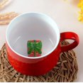 thumbnail image 1 of Taza de Navidad café leche desayuno taza muñeco de nieve Santa Claus dibujos animados cerámica taza 3D Animal Navidad regalo taza para amigo familia Ormromra 2030070-4, 1 of 1