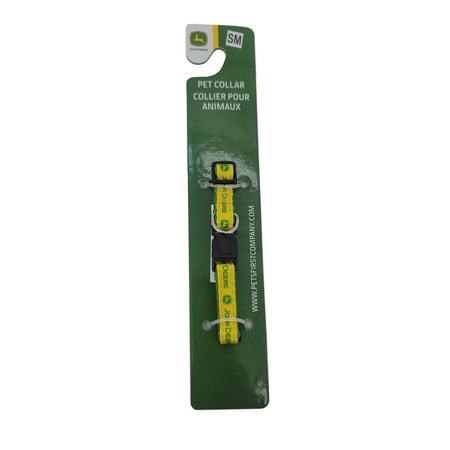 UPC: 0849790141742 | John Deere Size SMALL Satin Pet Collar – LP83245