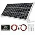 thumbnail image 3 of Topsolar 100W 12V Solar Panel Kit Battery Charger 100 Watt 12 Volt Off Grid System for Homes RV Boat + 30A Solar Charge Controller + Solar Cables + Brackets for Mounting, 3 of 4