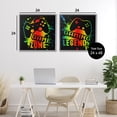 thumbnail image 3 of Stupell Industries Gradient Gaming Phrases 2 Piece Gray Framed Giclee Art Set, design by Marcus Prime, 3 of 8