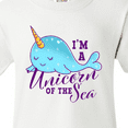 thumbnail image 4 of Inktastic Cute Narwhal I'm a Unicorn of the Sea Youth T-Shirt, 4 of 5