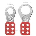 thumbnail image 3 of Lockout Tagout Kit Electrical Loto Safety Equipment Tools, Universal Circuit Breaker Lock Clamp, Red Padlock, Group Hasp, Plug Lock Out Tag Out, Warning Labels Electrician Work Essential, 3 of 9