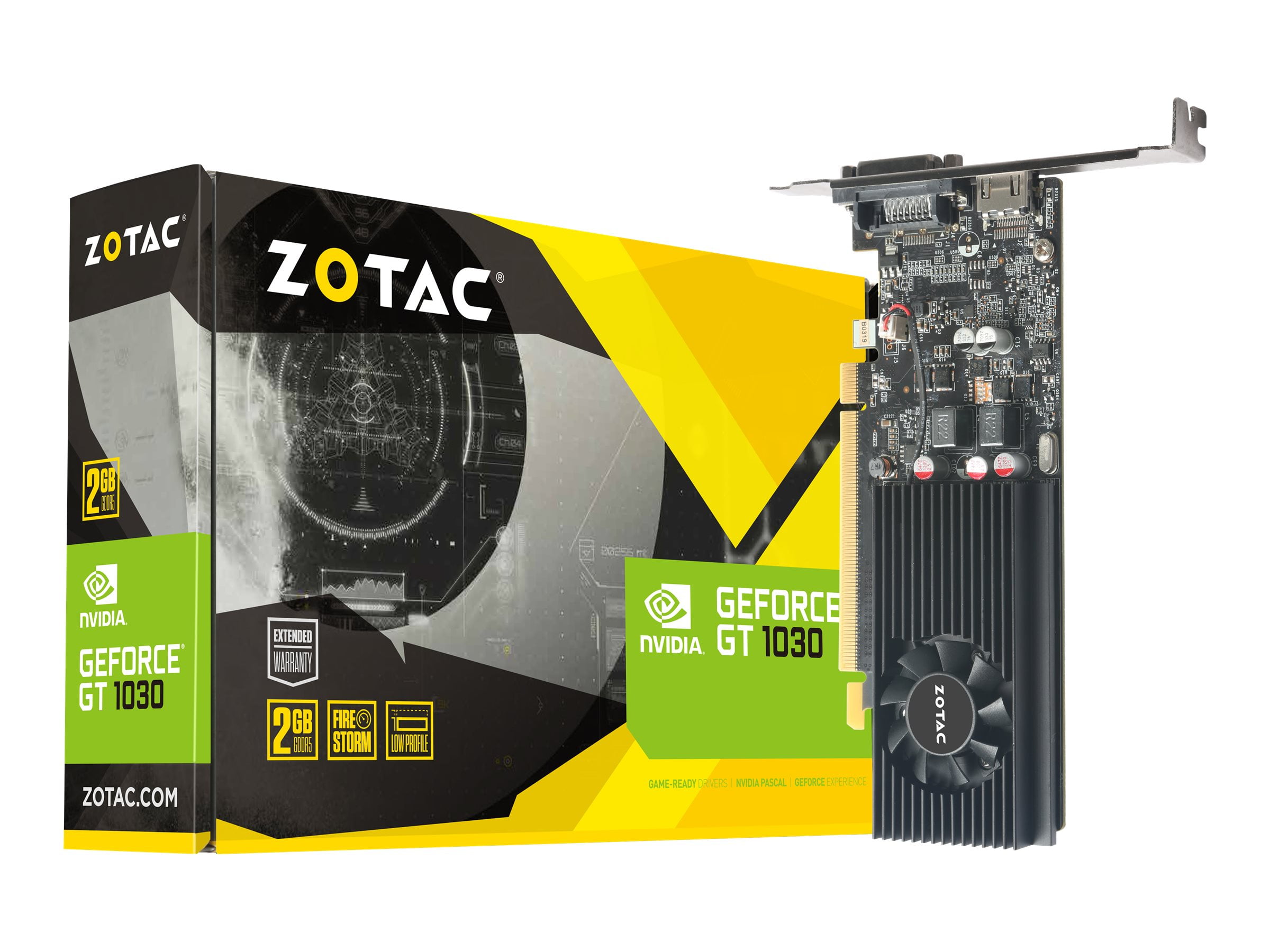 ZOTAC GeForce GT 1030 Video GPU for Gaming PC - 2GB GDDR5 HDMI/DVI