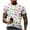 CK11_White, variant on Resicozy Mardi Gras T-Shirt for Men 2026 Funny Printed Holiday Casual Shirt Fashion Crewneck Short Sleeve Shirts Dark Green M
