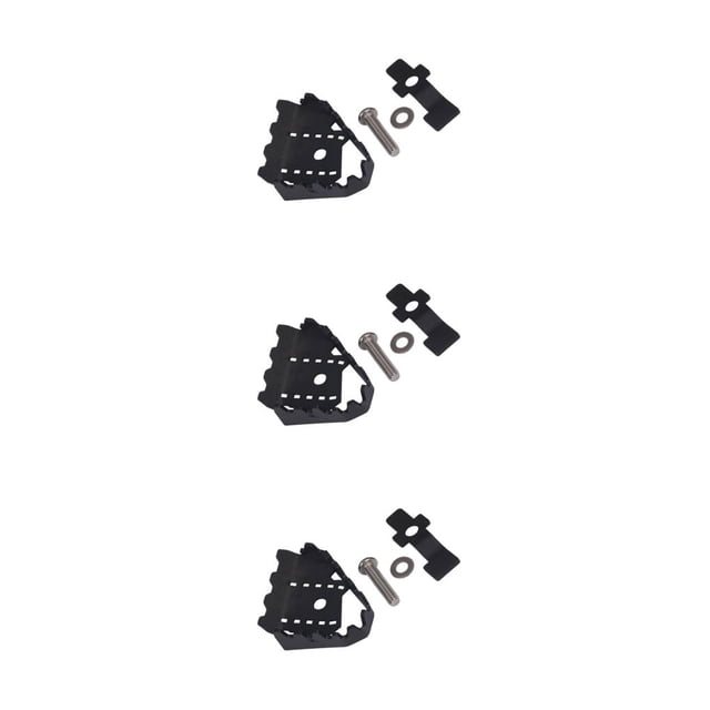 Guardoinrt Metal Motorcycle Brake Lever Extension Pedal Easy To Install Motorcycle Side Stand Extension 3Set