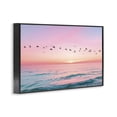 thumbnail image 2 of Stupell Industries Tropical Flight Over Pastel Ocean Black Framed Giclee Art, 18 x 12, by Pink Sherbet Photography, 2 of 7