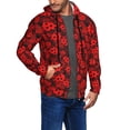 thumbnail image 2 of Goofa Ladybugs 1 Pattern Mens Full-zip Hoodie, Zip-up Pullover Hooded Sweatshirt, Kangaroo Pocket Hoodie Ideal for Daily Wear, Travel, and Home-Medium, 2 of 5