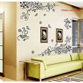 thumbnail image 4 of Adhesivo de pared flores zarcillo imagen de pared sala de estar dormitorio hogar pared deco, 50 cm * 70 cm oso de fresa Electrónica, 4 of 4