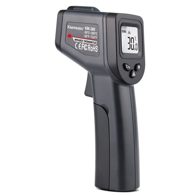 Termómetro infrarrojo digital Herramienta de medición de temperatura de objetos sin contacto láser simple/doble