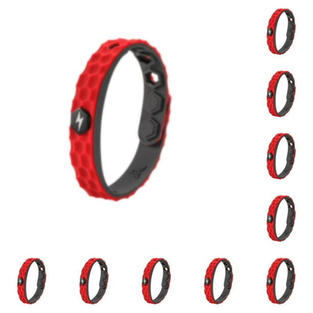 Soidarity de silicona resistente al agua elegante de gel de sílice para de anión de silicona de amplia aplicación roja rojo 10Conjunto