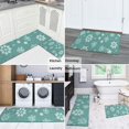 thumbnail image 5 of Turquoise Christmas Snowflake Pattern Kitchen Rugs Sets Of 2,Anti Fatigue Kitchen Mat Rugs Non Slip Washable,Decorative Kitchen Floor Mats for Kitchen,Sink,Laundry,17"x30"+17"x47", 5 of 7