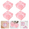 thumbnail image 4 of 24 organizadores de joyas, cajas de regalo para guardar pendientes, pulseras y collares (rosa), 4 of 7