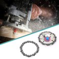 thumbnail image 4 of LHCER Woodworking Chain Wheel,4  22 Tooth Woodworking Grinder Disc & Chain Set Suitable for 100/115mm Angle Grinder, Woodworking Chain Disc, 4 of 8