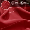 thumbnail image 3 of Deconovo New Year Red Blackout Curtains for Bedroom, 2 Panels, Thermal Insulated, 52Wx 45L inch, 3 of 7
