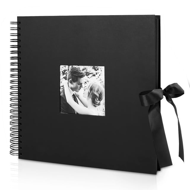 Álbum de Fotos INNOCHEER Negro 10x10" 80 Páginas Autoadhesivas