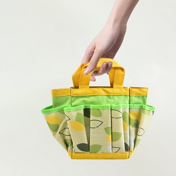 Specollect Clearance 4Pcs Garden Tool Bag Large Oxford Bag with Pockets Garden Tote Bag Gardening Plant Tool Organizer Storage Carrier Store for Outdoor Women Men