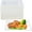 White-6 inch, variant on hltusyp 150 Piecs Compostable Square Plates  6 inch Eco-friendly Heavy Duty Biodegradable Sugarcane Disposable Paper Plates for Party Dinner Birthday