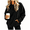 Black, variant on Tdoqot Womens Sweatshirts with Pockets- Long Sleeve Loose Fit Casual Crewneck Fall Trendy Pullover Tops Gray