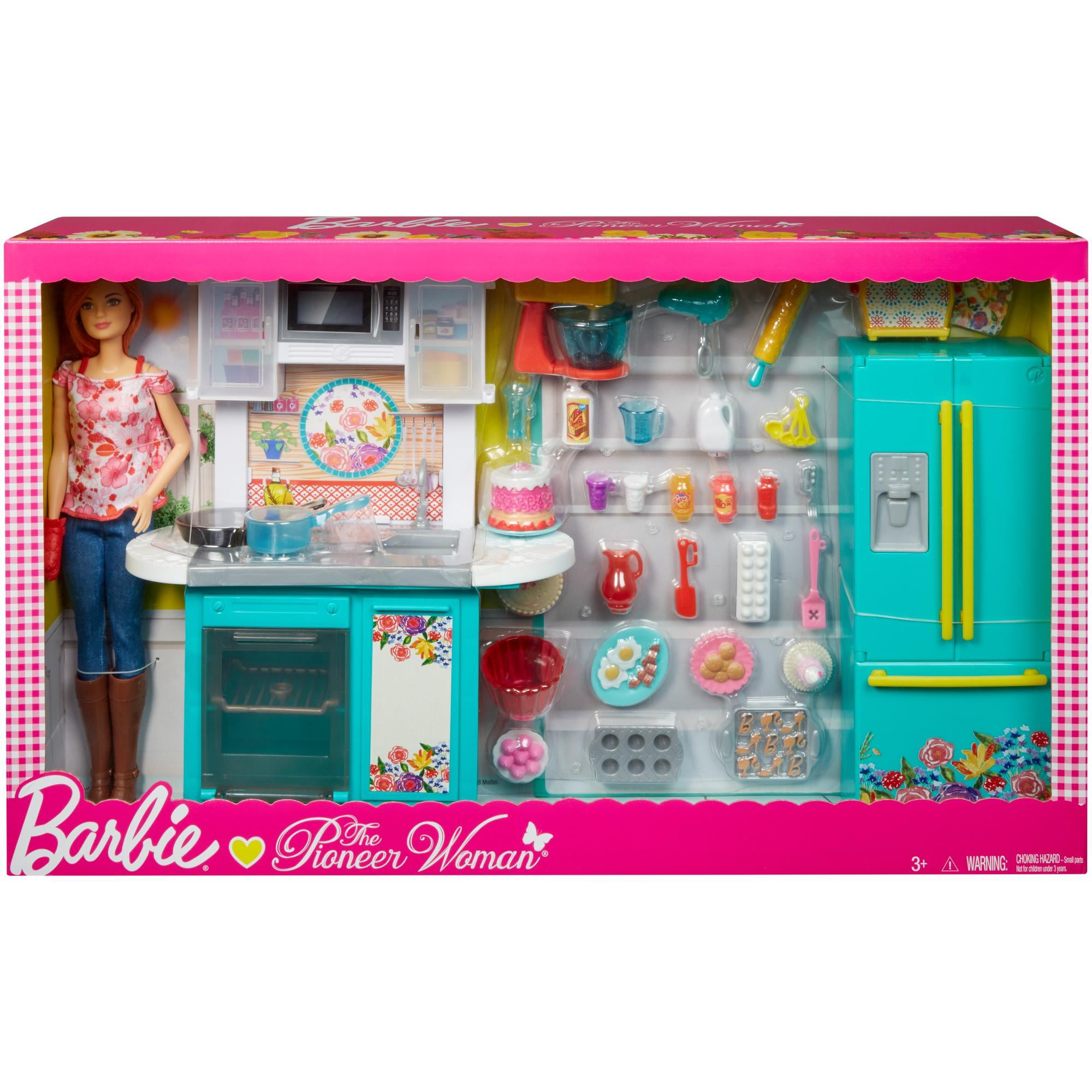 NIB Barbie The Pioneer Woman Kitchen Set