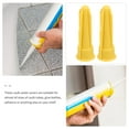 thumbnail image 3 of OATIPHO Caulk Saver Caps Plastic Yellow Lightweight Easy to Use for Home Sealing, 3 of 5