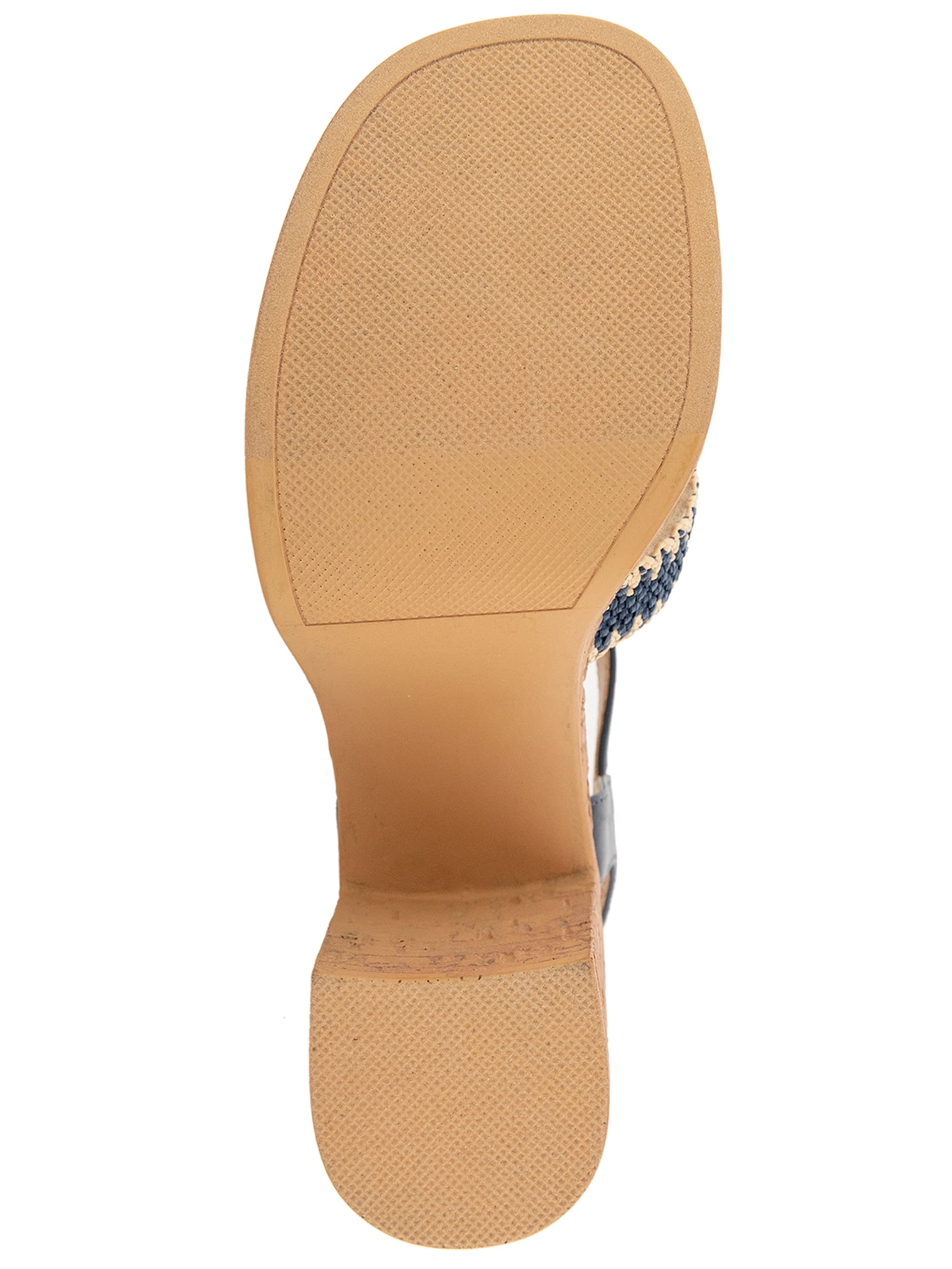 Kensie Women's Sanya Raffia Platform Heeled Sandal