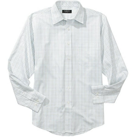 George - Big Men's Mini Check Premium Dress Shirt