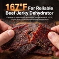 thumbnail image 6 of ONSON Food Dehydrator Machine, 8 Stainless Steel Trays, 650W Power, 167°F Dehydrated Dryer for Jerky, Dog Treats, Herbs, Meat, Fruit, Yogurt and Veggies, Silver-black, 6 of 10