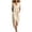 *Beige, variant on Women's V-Neck Short Sleeve Maxi Dress,Solid Color Split Hem Summer Caftan For Women,Ladies Loose Fit Casual Tunic with Pockets,Black,S-2XL