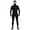 1Black, variant on Adult Open Face Full Body Zentai Bodysuit, Long Sleeve Hand Foot Integrated Skin Suit, Stretch Unitard for Halloween Stage Performance,M,5