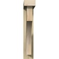 thumbnail image 2 of Ekena Millwork 4"W x 22"D x 22"H Westlake Block Rough Sawn Bracket w/ Offset Brace, Douglas Fir, 2 of 25
