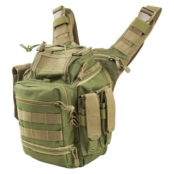 by CVFRB2918GT First Responders Utility Bag, Green with Tan