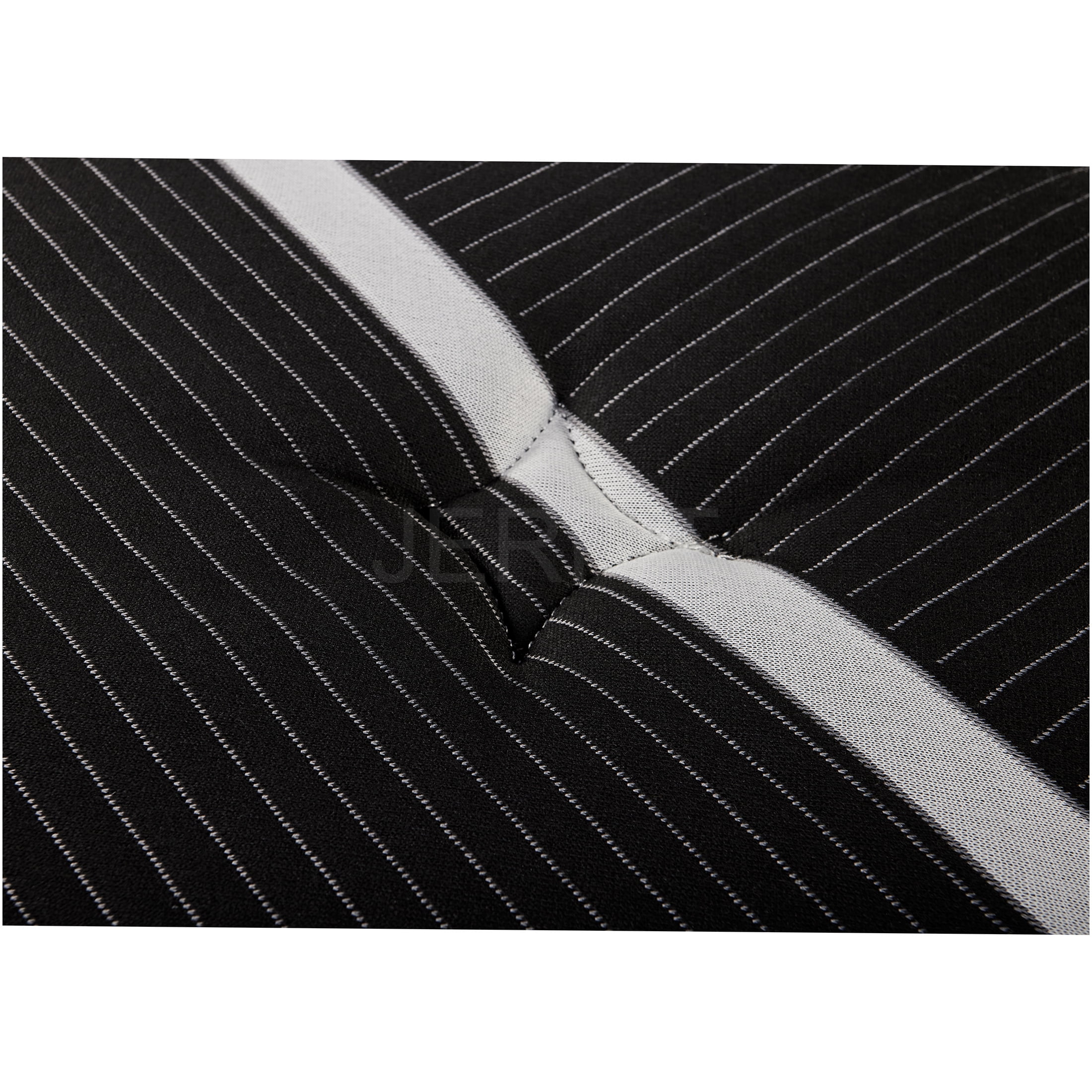 JERFIT King Size Cooling Gel Memory Foam Hybrid Mattress, Euro Top with Individually Wrapped Coils for Motion Isolation, Firm Support, Black/White