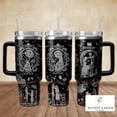 thumbnail image 2 of Jack And Sally 40oz Tumbler, Disney Couple Tumbler Cup, Horror Movie Tumbler Cup, Nightmare Christmas Tumbler, Jack Skellington Cup, 2 of 3