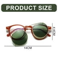 thumbnail image 2 of Juego de gafas de sol de viaje, gafas de sol de tendencia de moda para fotografía callejera, fabricadas en TR, metal, TAC, 2 of 5