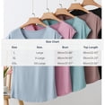 thumbnail image 2 of QSXADF Pajama Tops For Women Sleep Shirt Pajama Shirt Sleeveless Crew Neck Lightweight Ruffle Women Summer Pajamas Soft Loungewear, 2 of 5