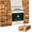 Set of 3, variant on Small (S) Teak Grain Board, Reversible, -Friendly Charcuterie Board with Juice & Handles, Non-, Box Included (14" x 10" x 1")