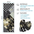 thumbnail image 2 of Pioneer Flower Floral Print Pattern Hot Yoga Mat Towel Non Slip for Hot Yoga - Quick-Drying Yoga Mat Cover with 4 Corner Pockets with Travel Bag - Hot Yoga Towel Non Slip 74"x26", 2 of 6