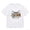 White, variant on Men's T-Shirt Cat With Tiger Eyes And Text Comfortable And Versatile Outdoor Casual Short Sleeve