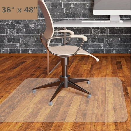 Zimtown Pvc Chair Mat 36 X 48 Hard Floor Protection Clear