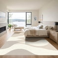 thumbnail image 3 of ODIKA 6'x9' Machine Washable Non-Slip Area Rug, Abstract Beige High Traffic Rug with Pad, Beige, 1058590, 3 of 8
