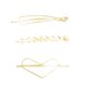 thumbnail image 2 of 3 Piezas Pasadores Para El Cabello Pinzas Para El Cabello Alfileres Para El Cabello Dorados Mujeres Dama Niña Accesorios Para El Cabello Rhinestone Pe Sunnimix pinzas para el cabello de la muchacha de las mujeres, 2 of 8
