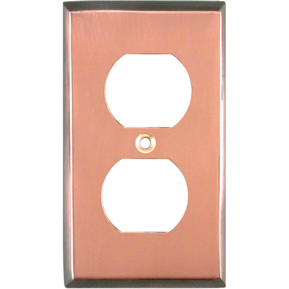 Antiqued Edge Copper Outlet Covers
