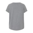 thumbnail image 2 of LAT B05038134 Women Curvy Collection Fine Jersey V-Neck T-Shirt, Granite Heather - Size 3 - 22 to 24, 2 of 2