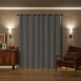 thumbnail image 5 of Sun Zero Oslo 2-pack Theater Grade Extreme 100% Blackout Grommet Curtain Panel Pair, 52"W x 54"L, Silver Gray, 5 of 5