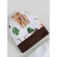 thumbnail image 4 of 3Pcs Western Newborn Baby Boy Summer Clothes New to The Herd Onesie Cow Print Jogger Pants Cowboy Coming Home Outfit, 4 of 6
