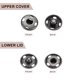 thumbnail image 5 of Uxcell 50 Conjuntos de Botones de Broche de Costura de 15 mm, Botones de Cierre de Metal, Negro, 5 of 7