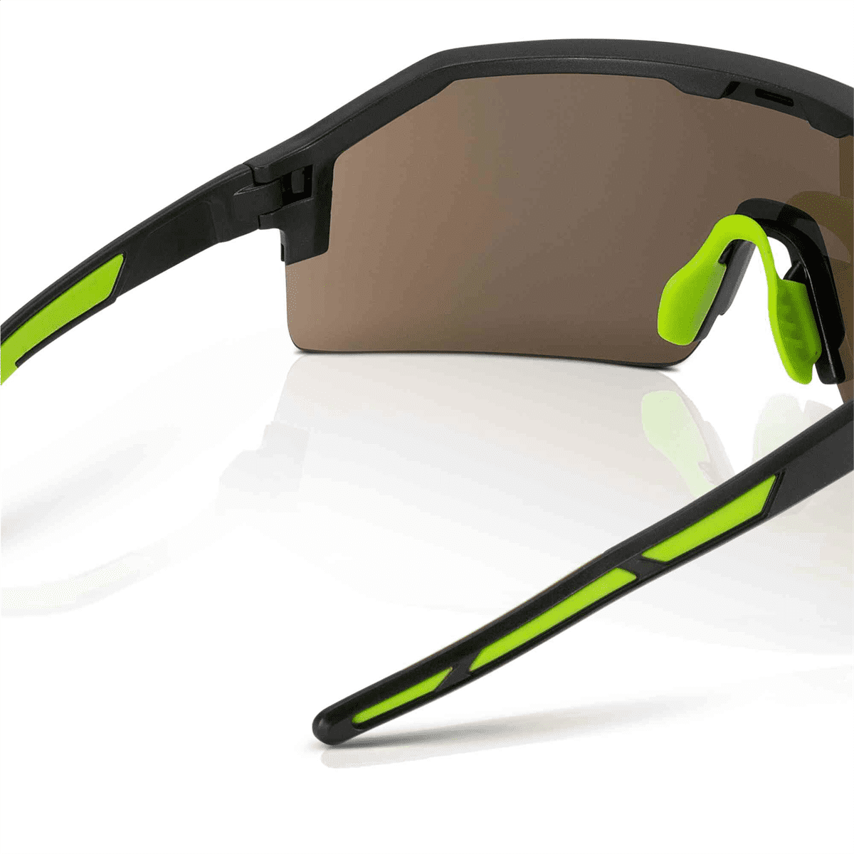 Jackson Safety Safety Glasses - MAXVIEW+ Series - Gold Mirror Lens - Black Frame - Hardcoat Anti-Scratch