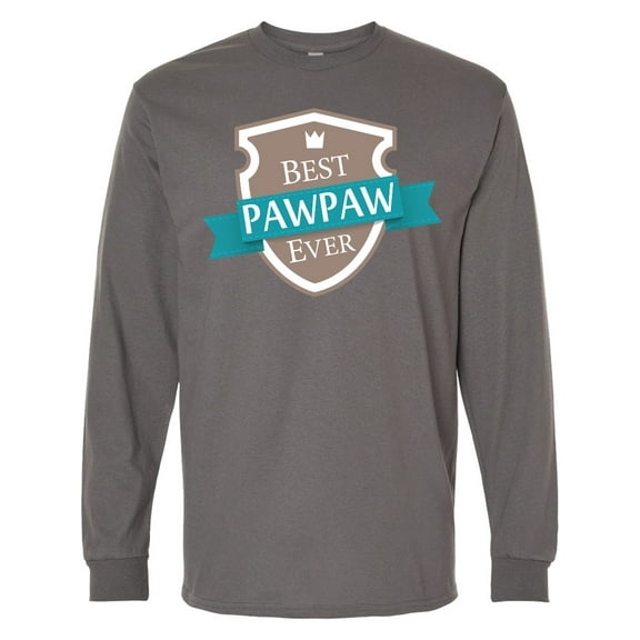 Inktastic Best Pawpaw Ever Grandpa Long Sleeve T-Shirt